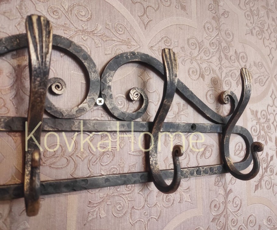Вешалка кованая в стиле Кантри