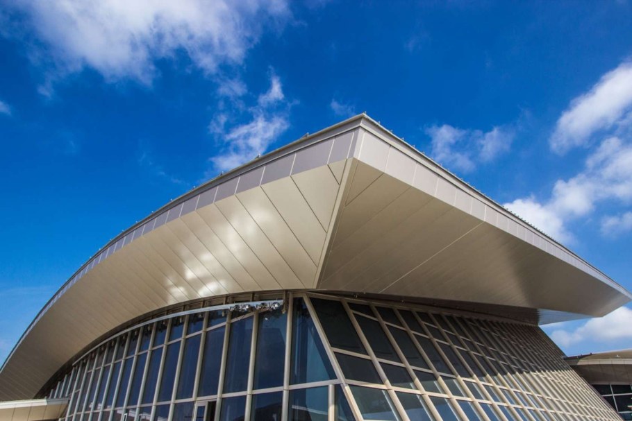 Алюкобонд на крыше