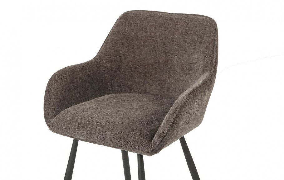 Стул полубарный Edwin серо-коричневого цвета купить в Москве
