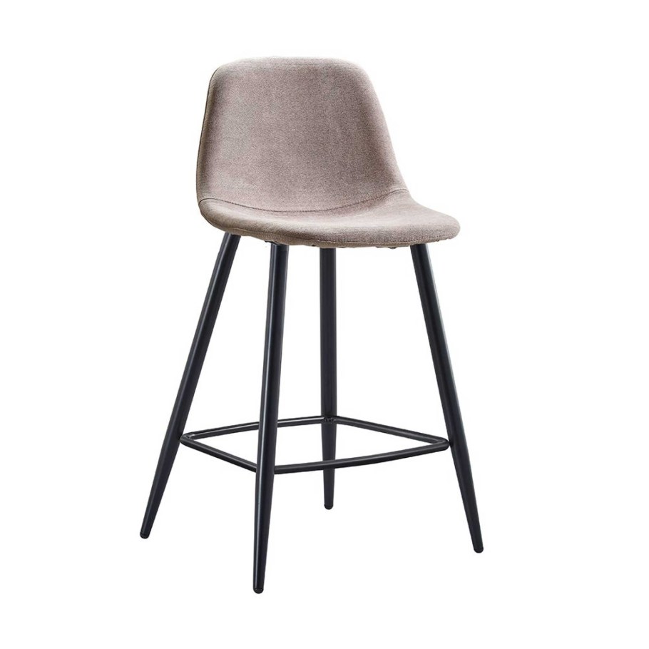 Полубарный стул 373b2 Dark Beige/Black