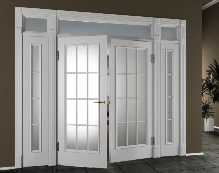 Двери распашные двустворчатые s25