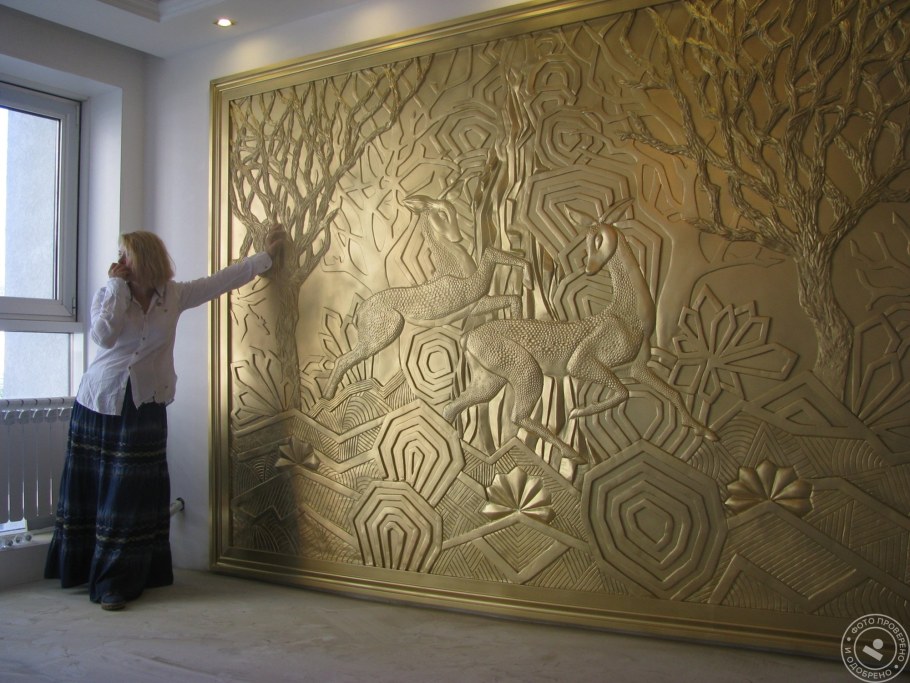 Рельефные панно в интерьере