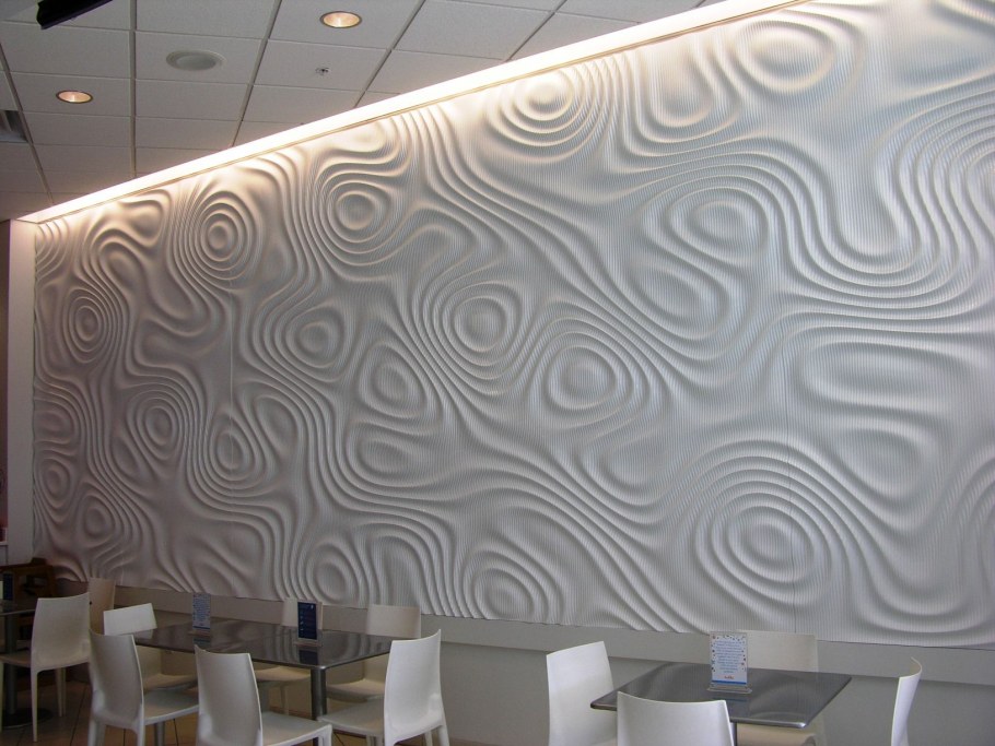 Рельефные гипсовые панели для стен