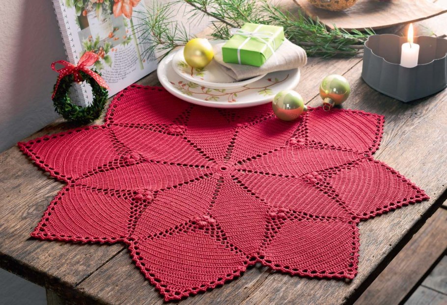 Вязаные салфетки