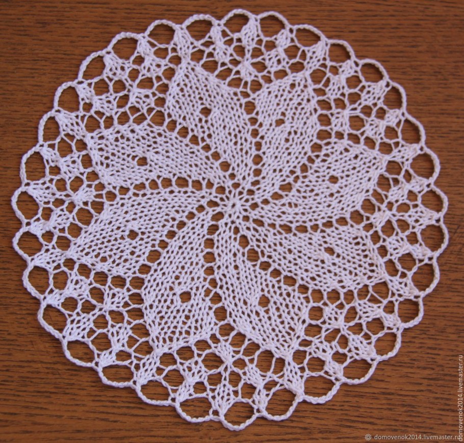 Ажурные салфетки крючком
