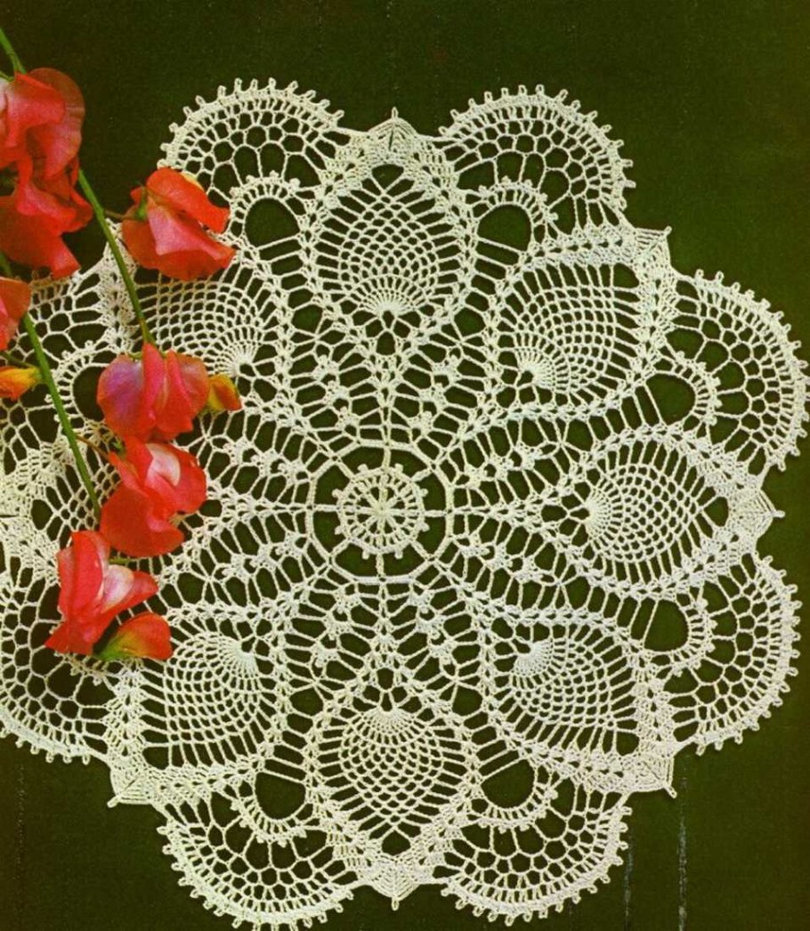 Вязаные салфетки крючком