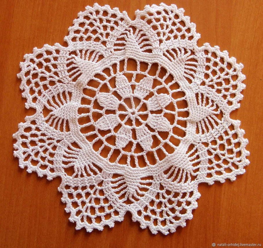 Вязаные салфетки