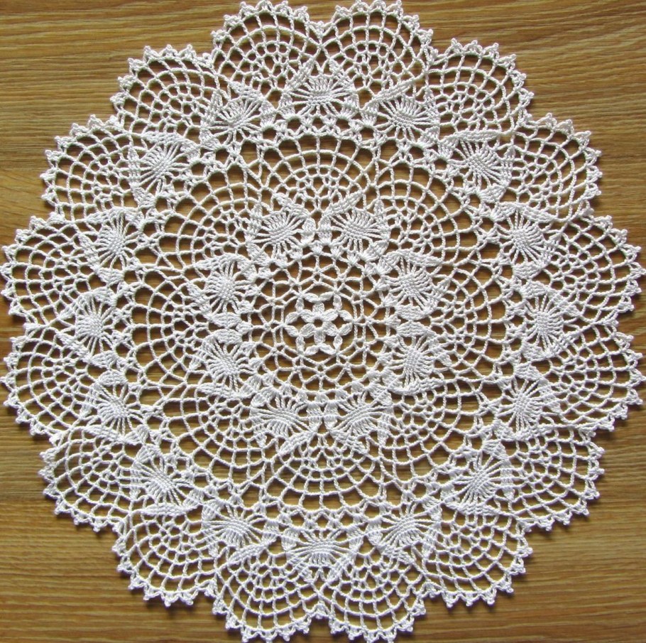 Вязаные салфетки крючком