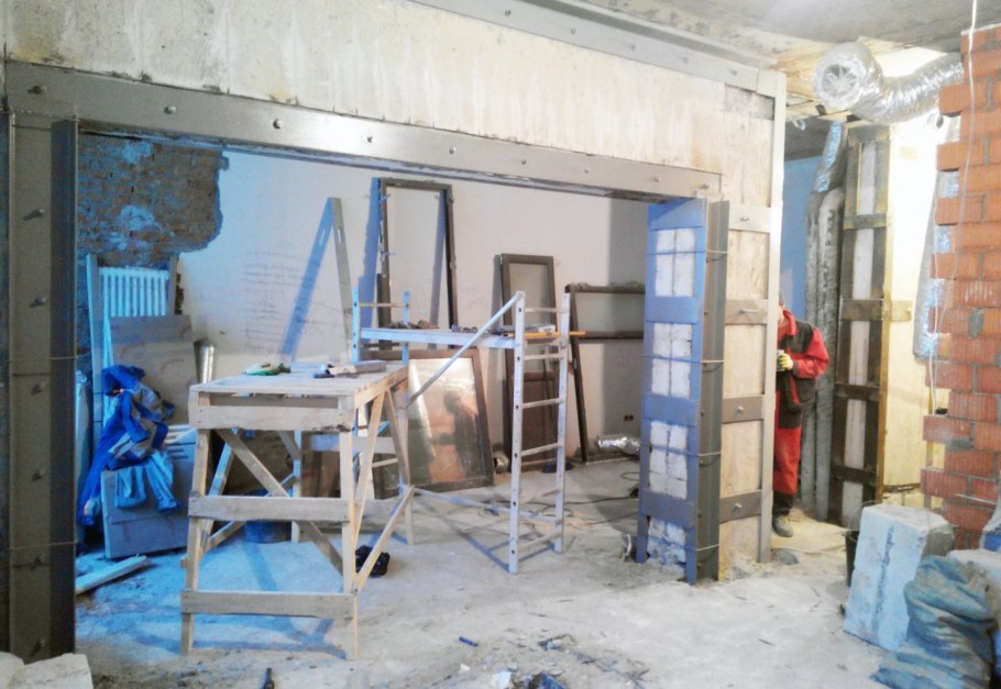 Расширение проема