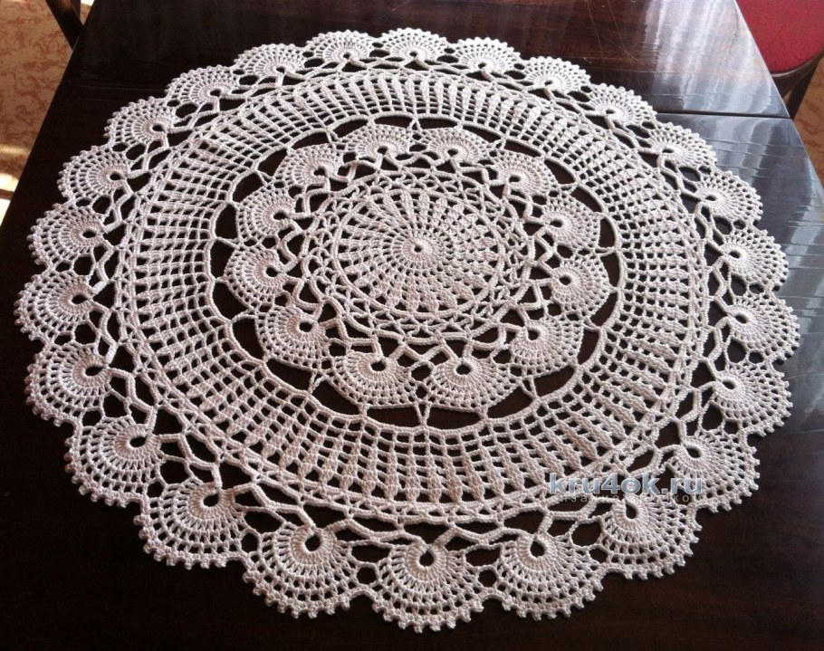Салфетка Doily крючком