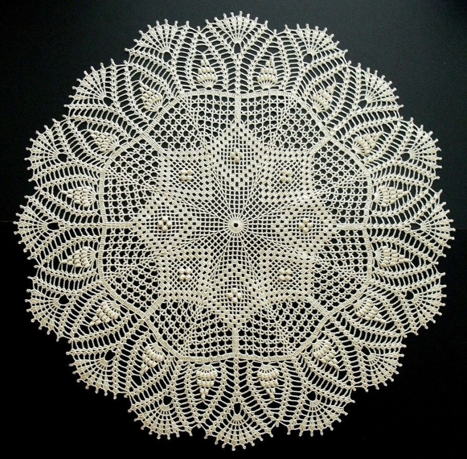 Салфетка Doily крючком