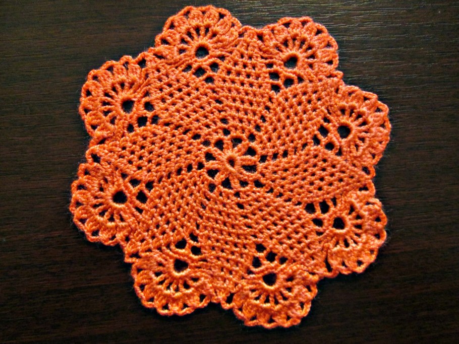 Вязание крючком салфетки