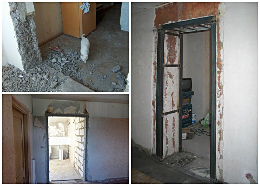 Дверной проем в панельном доме