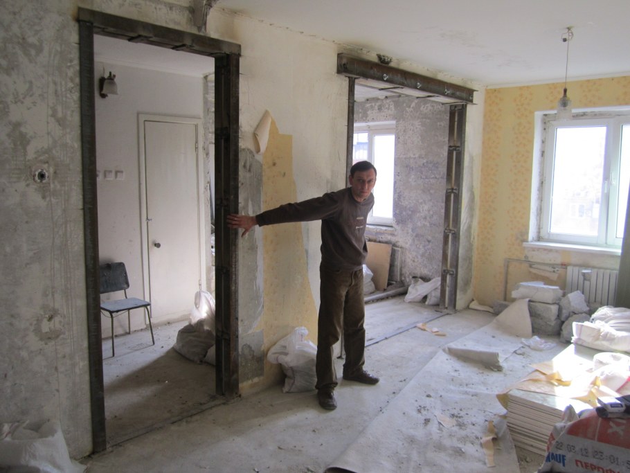 Расширение дверного проема