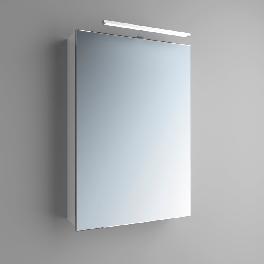 Зеркальные шкафы для ванной с подсветкой 55 код 13797