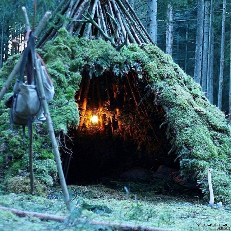 Bushcraft шалаш