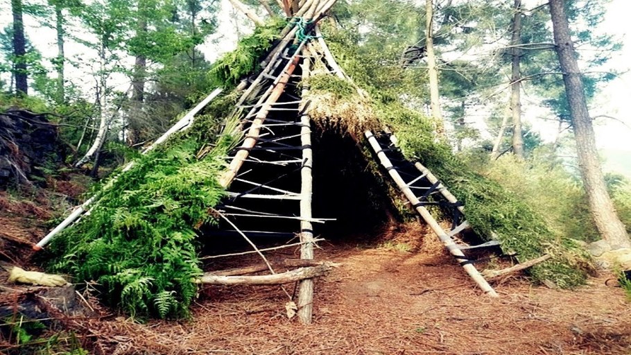 Вигвам из веток