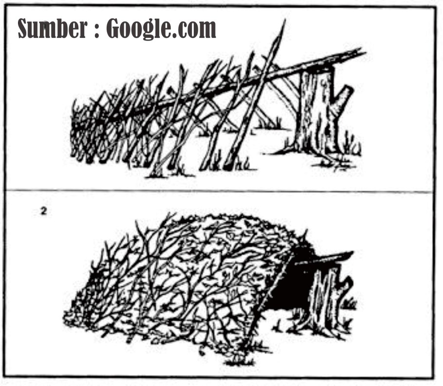 Укрытие из подручных средств
