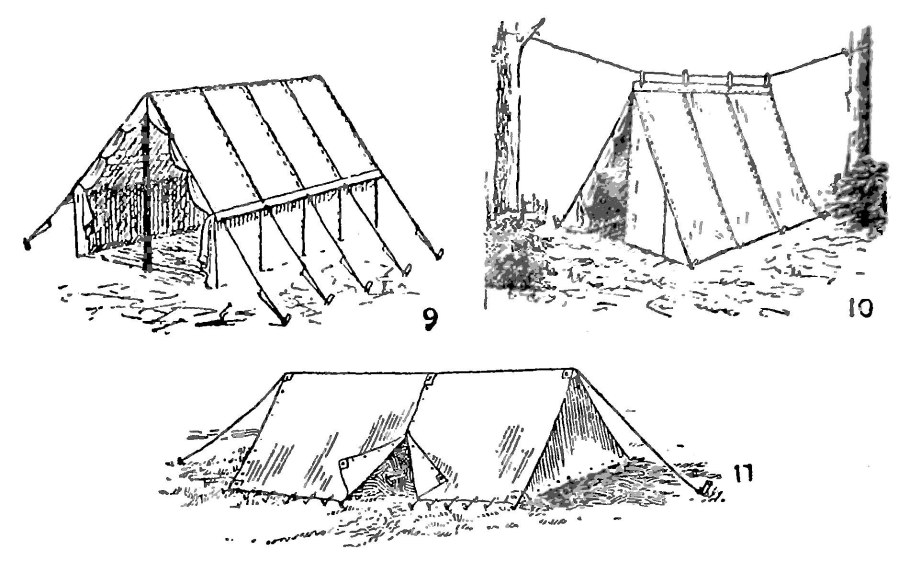 Чертеж армейской палатки