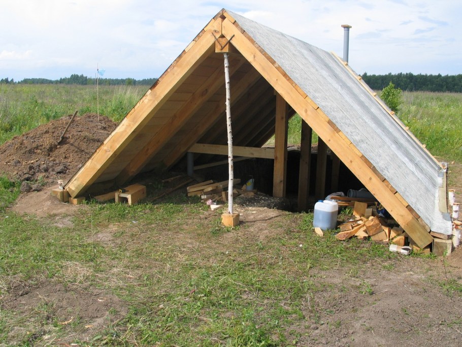 Погреб шалаш