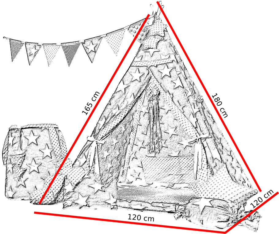 Детский вигвам выкройка