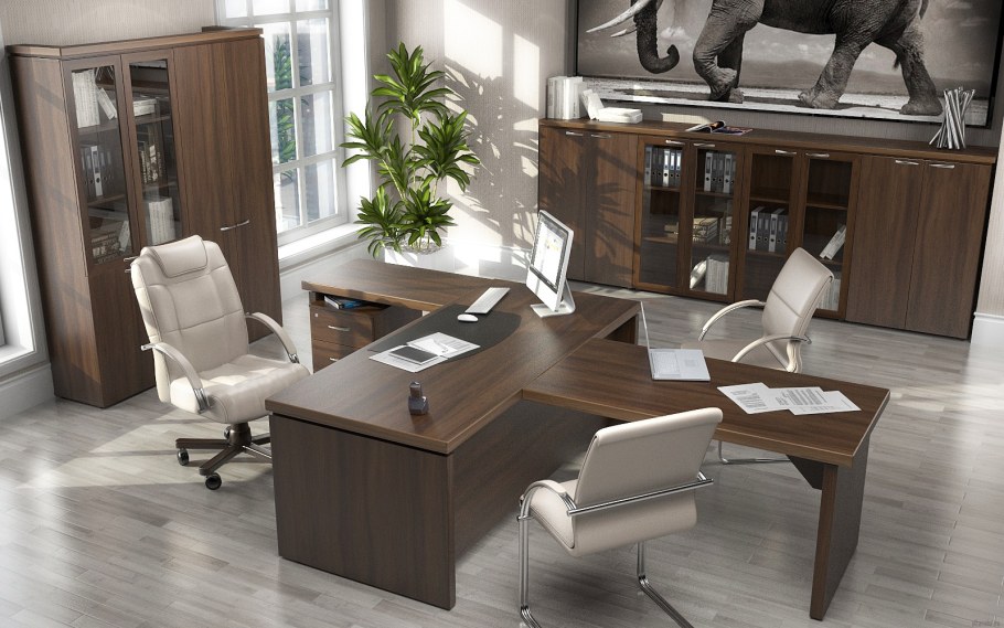 Кабинет руководителя Милан махагон