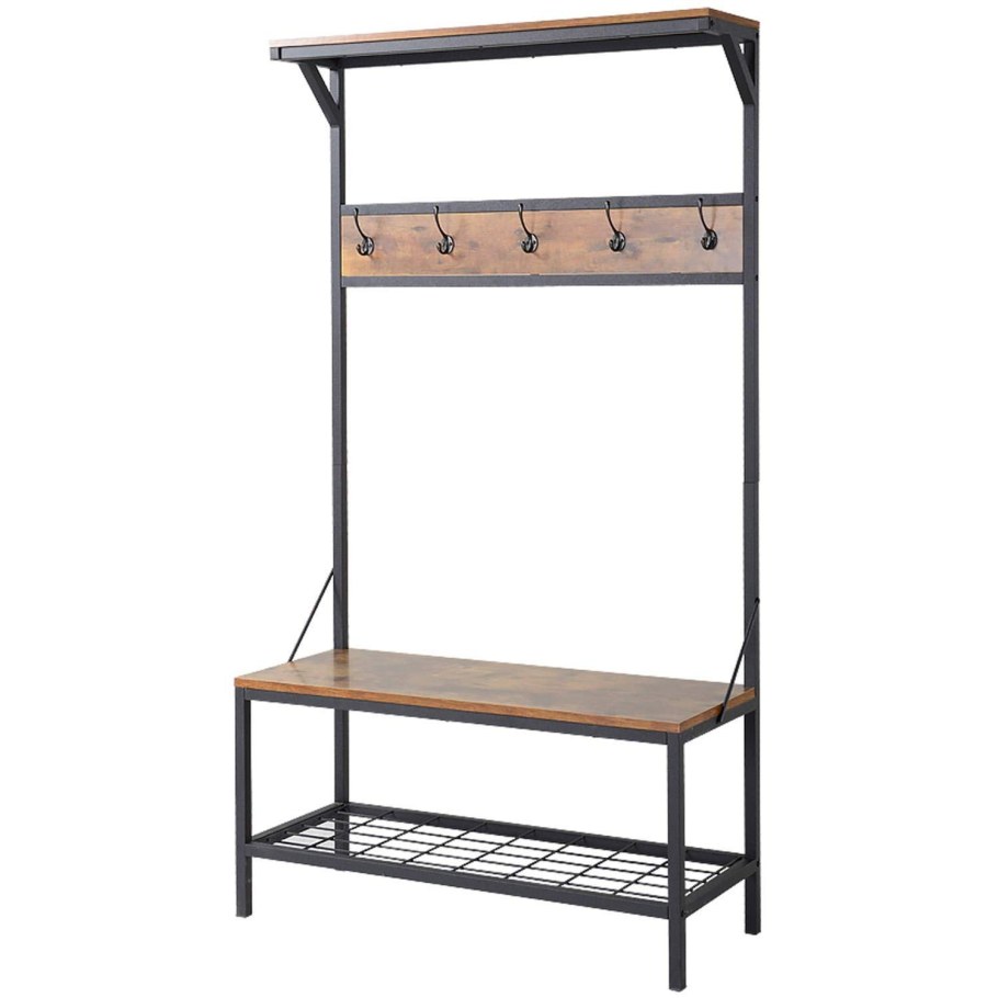 Прихожая металлическая пристенная