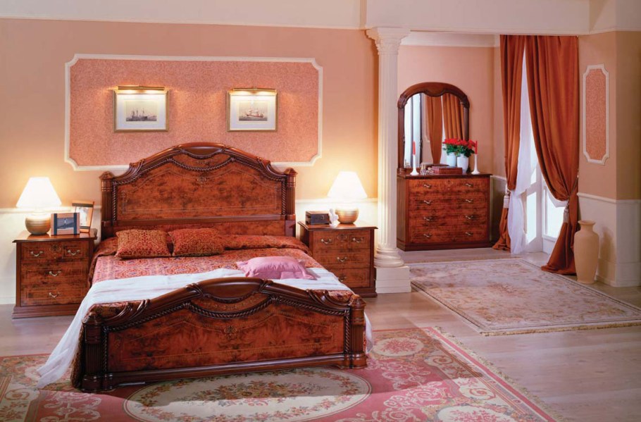 Лакированная мебель для спальни