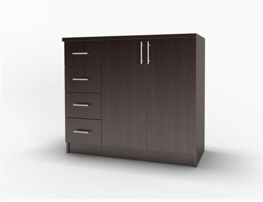 Комод Морена 4 ящика 2 двери венге