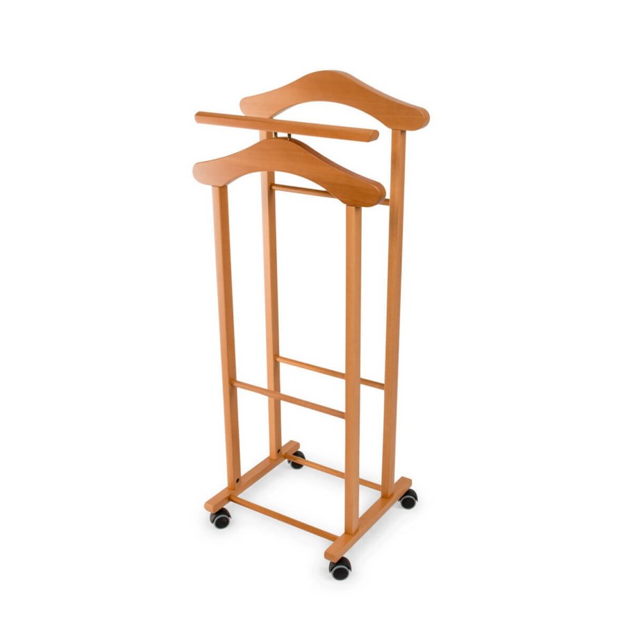 Вешалка напольная на колесах Arit Mixer белая 46x105x37