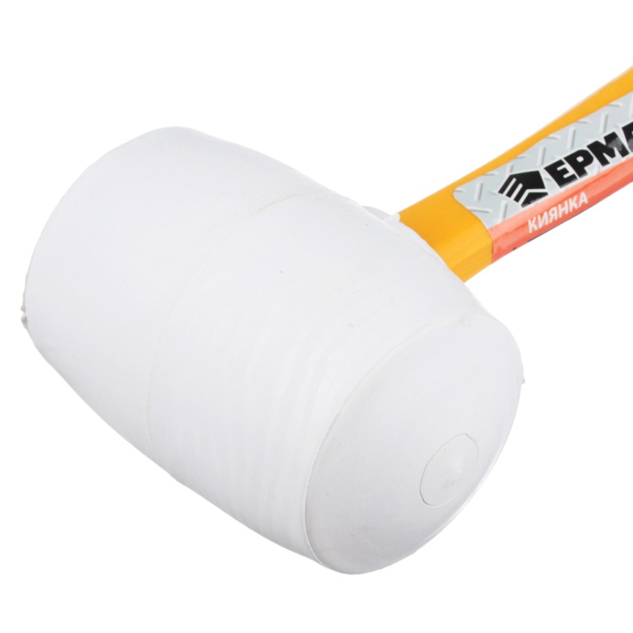 Ермак киянка белая резина фибергласовая обрезиненная рукоятка 225гр