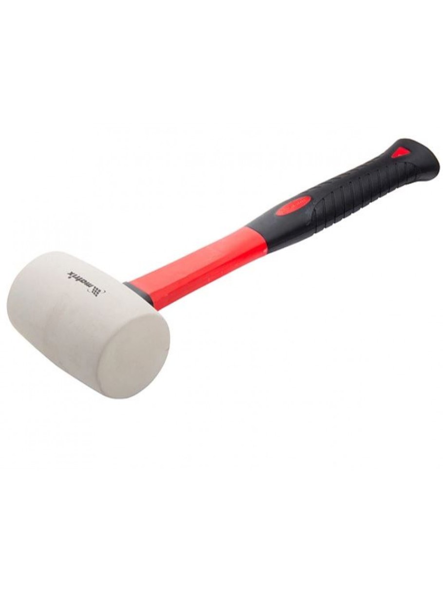 Киянка резиновая, 225 г, белая резина, фибергласовая рукоятка// Matrix