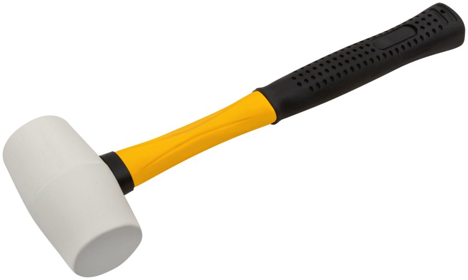 Киянка резиновая Fit 70мм, 680гр (белый) профи