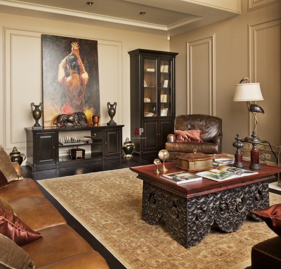 Гостиная в американском стиле