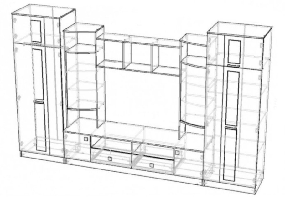 Стенка Венеция БТС сборка