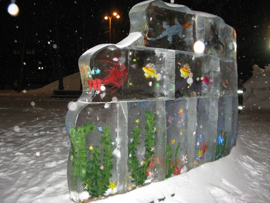 Ледяные фигурки для детского сада