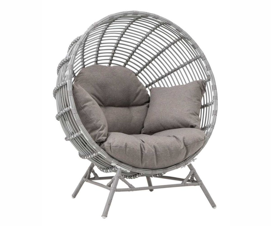 Кресло плетеное круглое