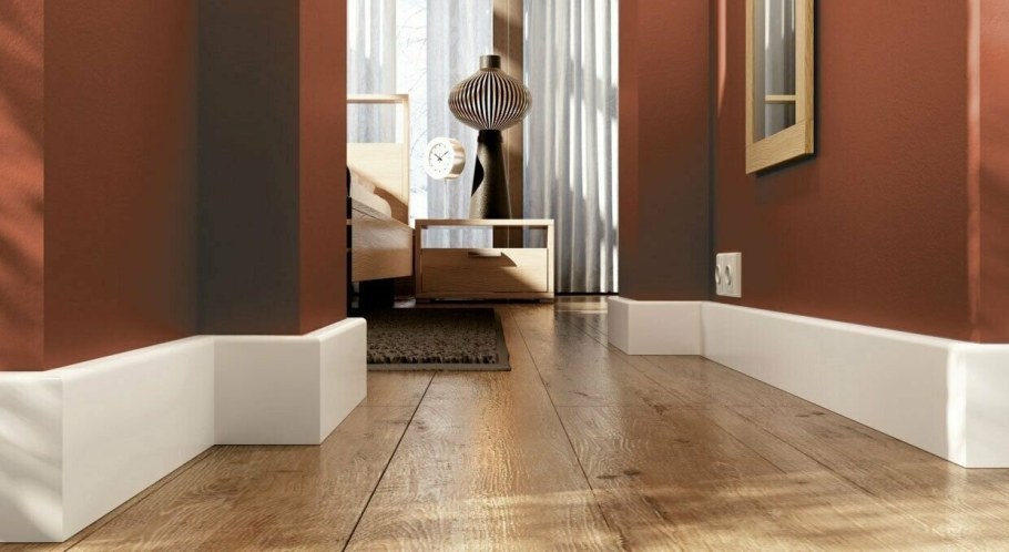 Плинтус напольный а235 ударопрочный 8x1.7 см 2 м