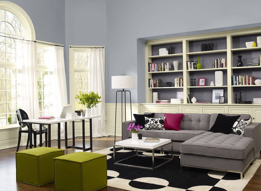 Сочетание цветов в интерьере