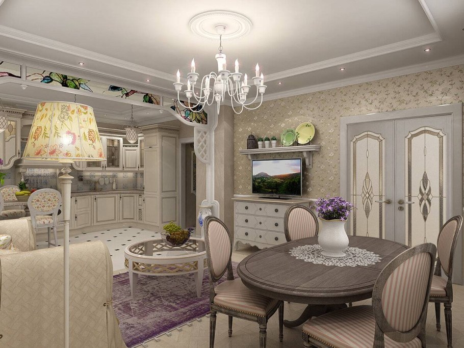 Кухня 25кв м классика современная