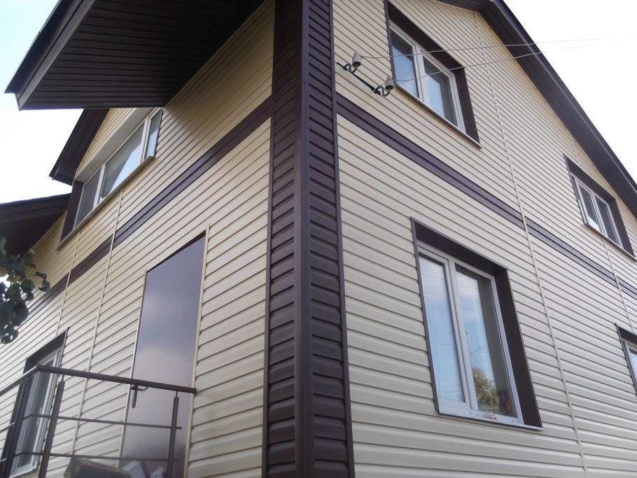 Металлический сайдинг "евробрус с тиснением" RAL 5024