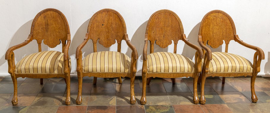 Стул Ампир карельская береза