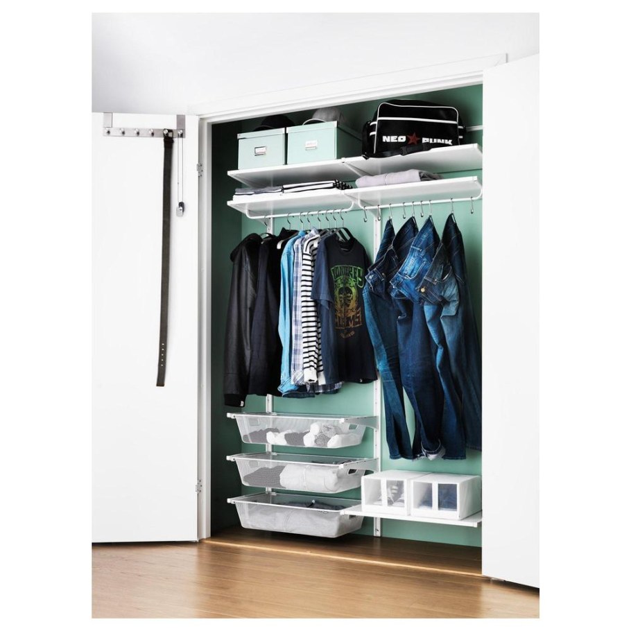 Гардеробная икеа АЛЬГОТ