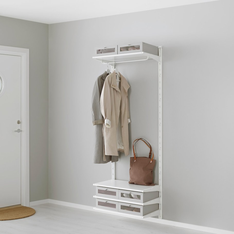 АЛЬГОТ настенная шина, белый