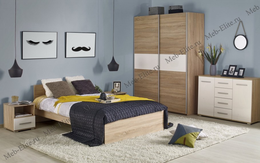 Шкаф Halmar Lima s1, дуб сонома