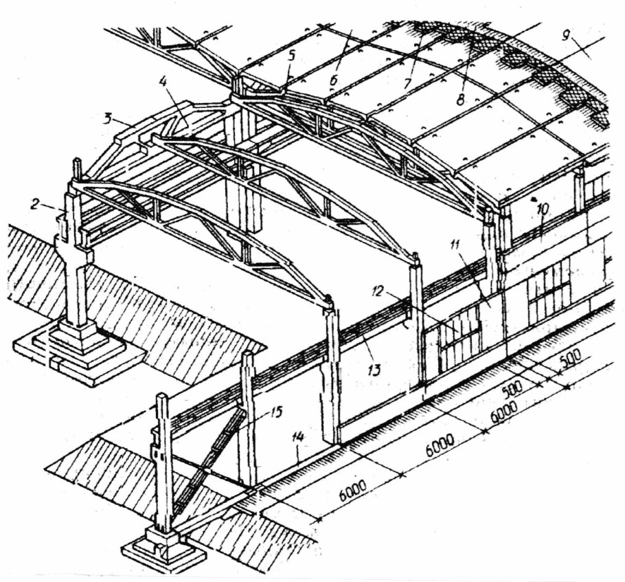 Подстропильная ферма 6м жб
