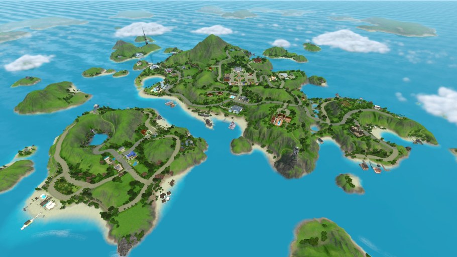 The SIMS 3 мир Райские острова