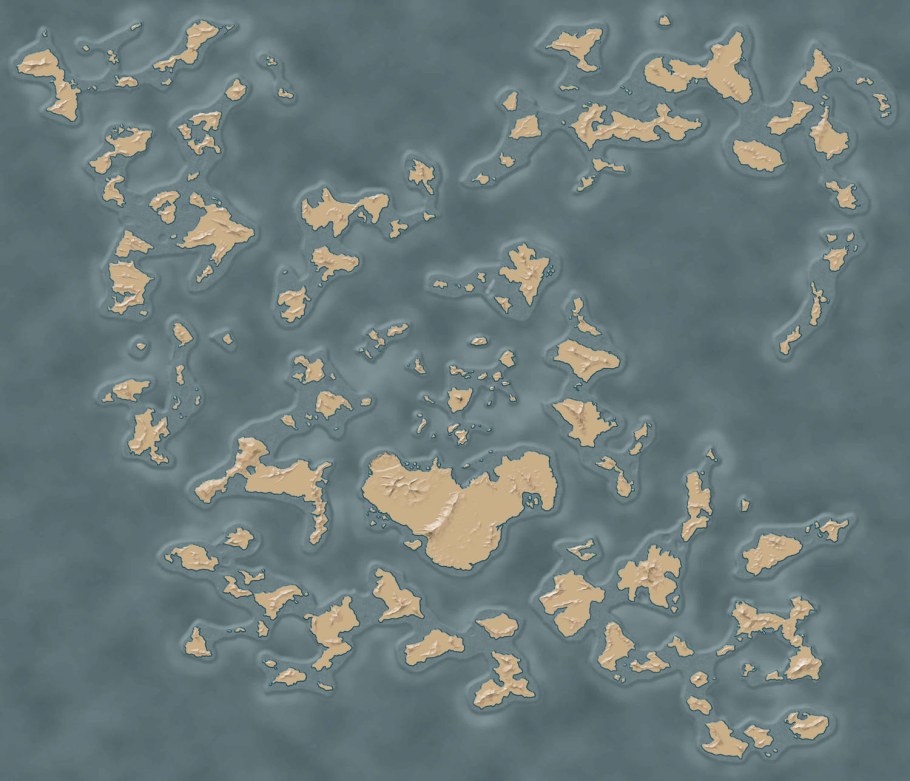 Архипелаг тысяча островов на карте