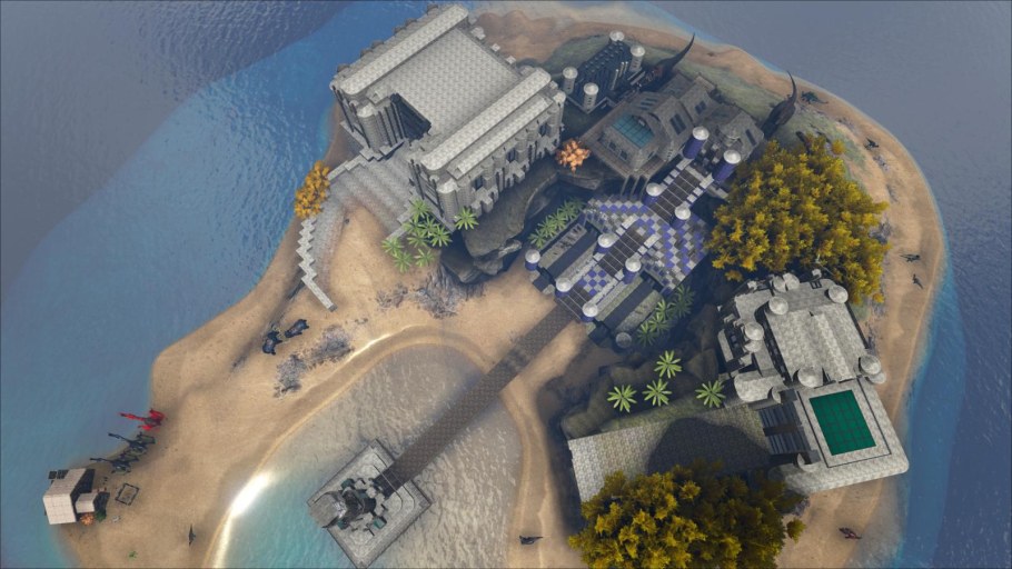 АРК the Island базы