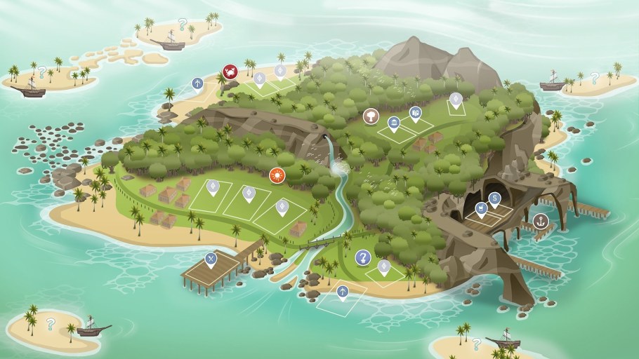 Карта симс 4 острова